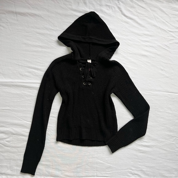 No Boundaries Sweaters - No Boundaries Knit Hoodie